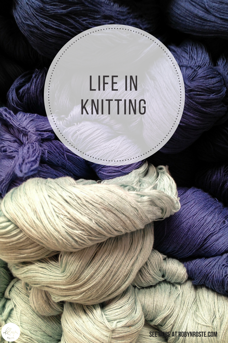 Up until now I've been really frustrated when I try something in life and it doesn't work out, because I feel like a failure and a bit silly for hoping for something that didn't happen. But looking at my life in knitting terms, I'm a little more comfortable taking a couple steps back and waiting for a new pattern to work its way into my life.