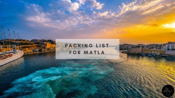 Packing list for Malta