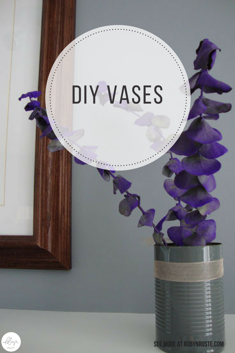 DIY vases are such an easy and satisfying upcycle for old soup tins and frozen juice containers. Enjoy this simple tutorial.