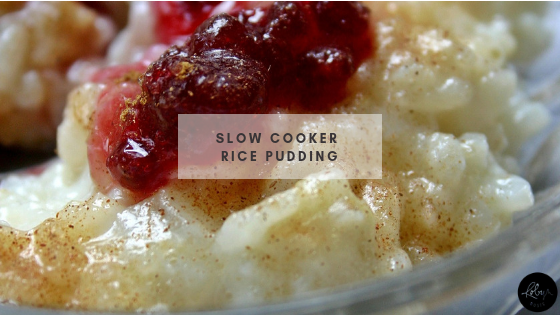 Slow Cooker Maple Rice Pudding