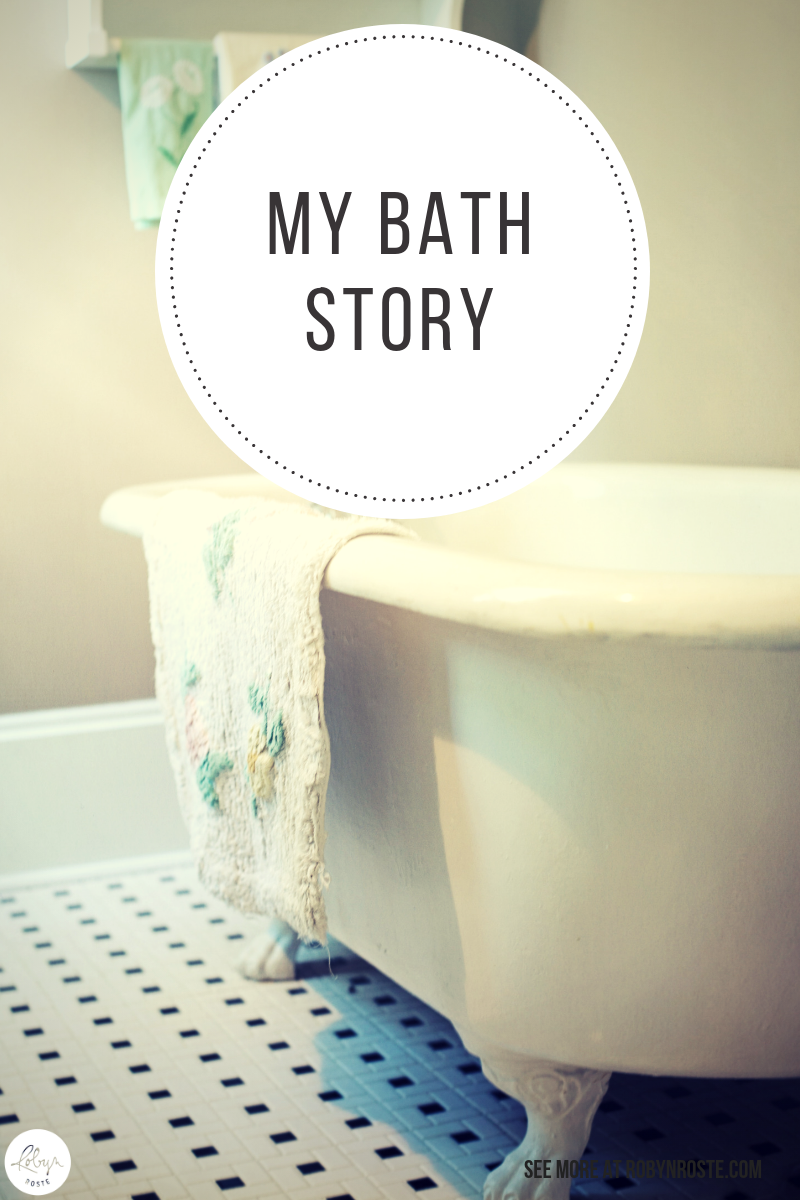Prepare yourself, my bath story is real. And what you're about to read happened. This is the bathtub I think of every time I consider having a bath.