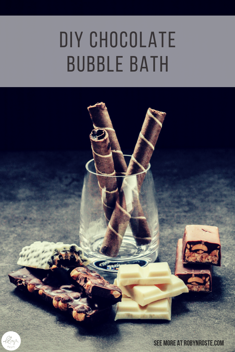  I thought this DIY chocolate bubble bath recipe seemed straightforward and kind of fun-sounding. But a little messy maybe. Wanna try it?
