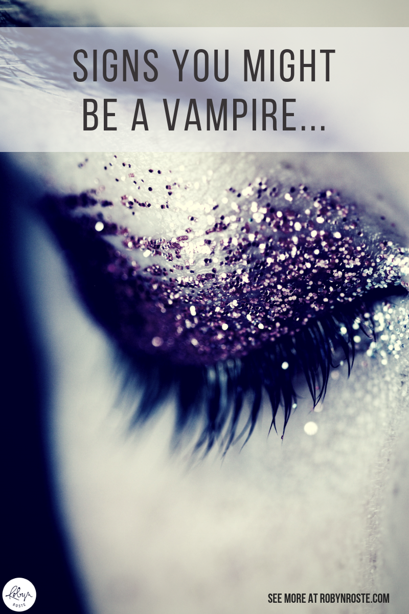 I know this is something you spend time thinking about. Want to know how to become a vampire? Here are seven ways. Enjoy!
