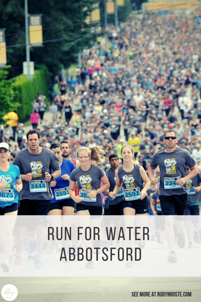 Based on observation and deduction I had an inkling of what Run for Water Abbotsford was about but I was eager to learn more.