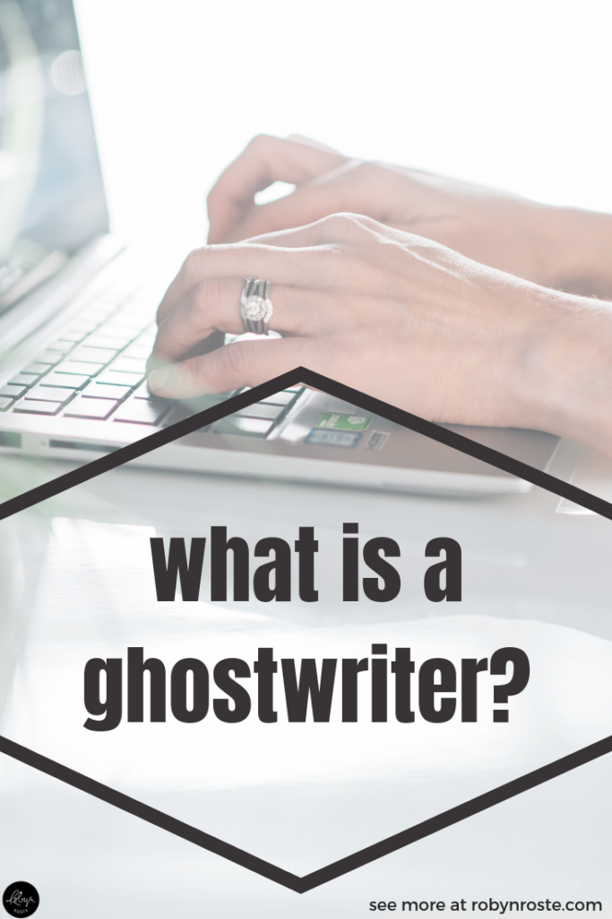 A writer asked me what is a ghostwriter. It came up because I suggested it as an alternative to traditional publishing and it was a new idea for attendees.