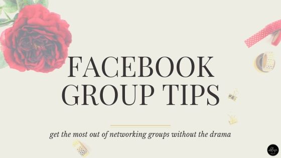 Facebook Group Tips | Avoiding the Drama