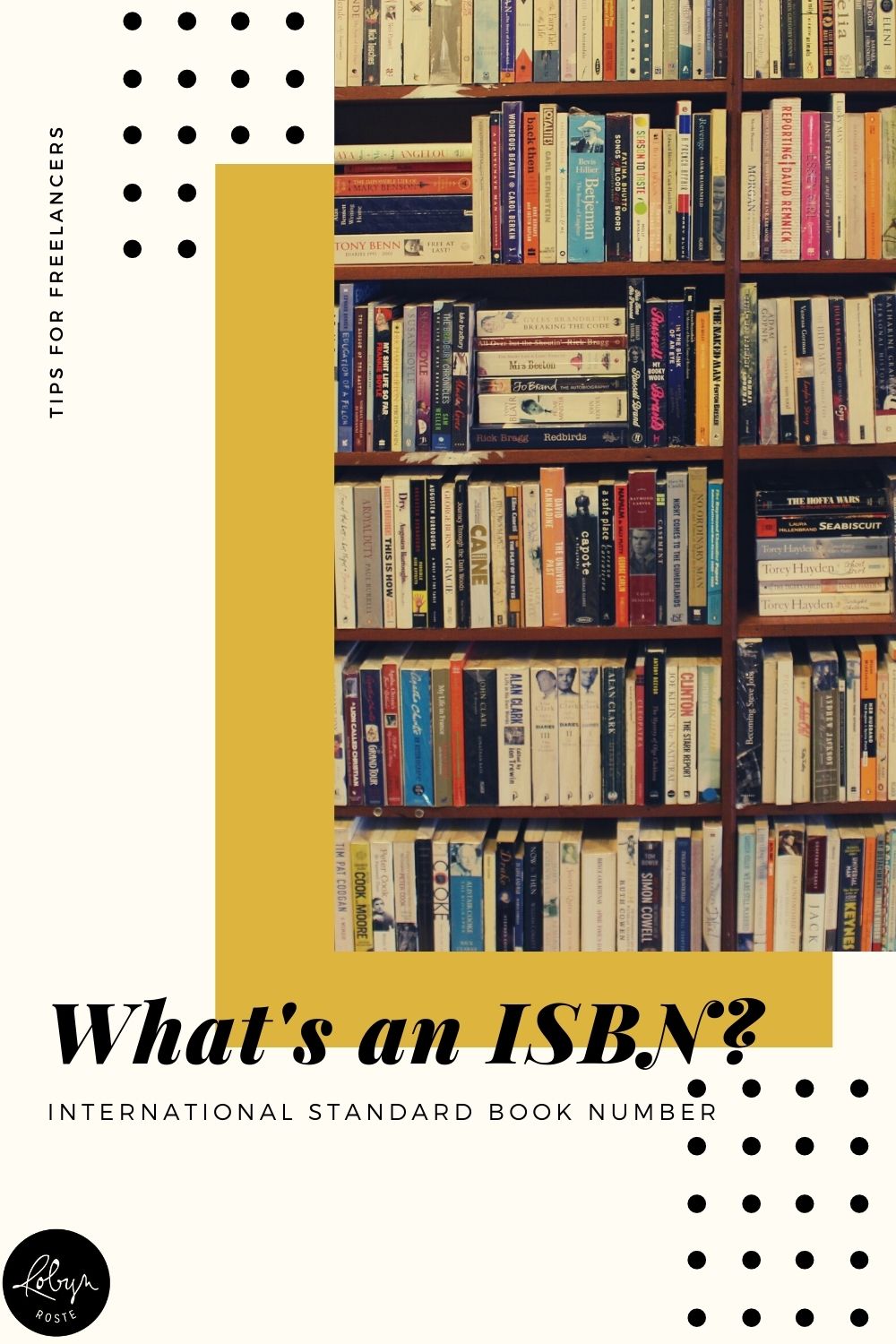What's an ISBN? It's an industry acronym, short for International Standard Book Number. Just know that ISBN is a number your book gets when you publish it.