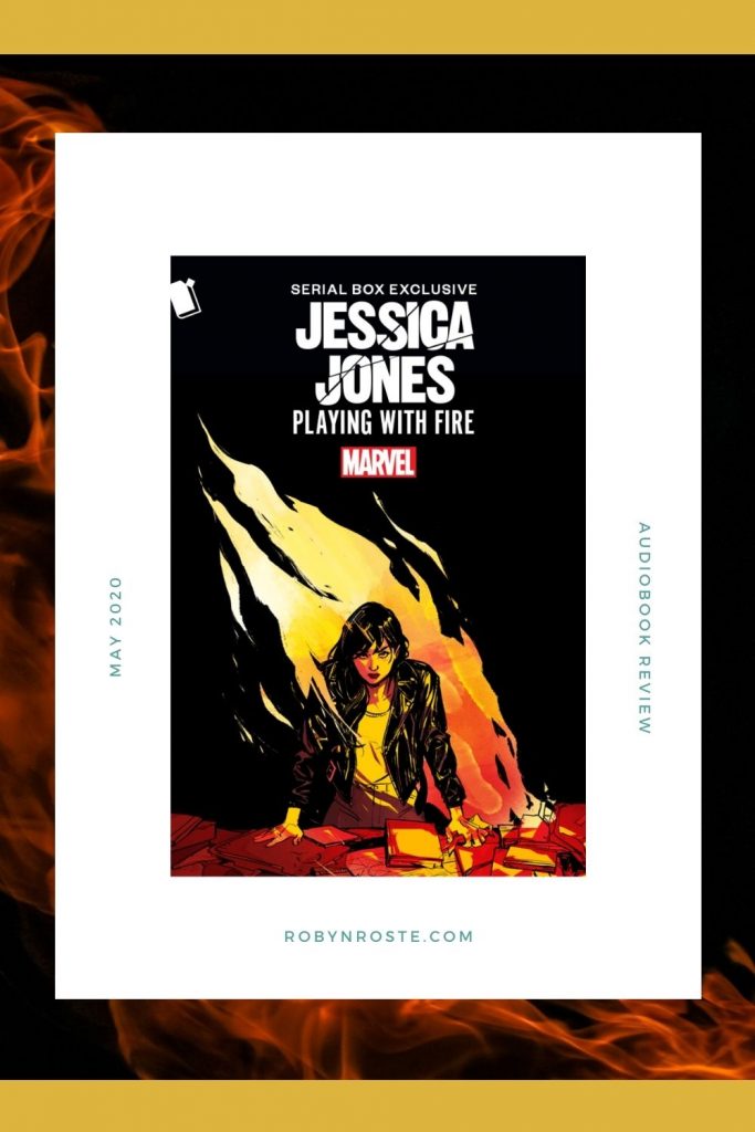 On May 28 Marvel's Jessica Jones Playing with Fire launched on Serial Box in immersive e-book and audiobook formats.

In Playing with Fire, private investigator Jessica Jones is giving self-care a try. She's trying to live a healthier lifestyle (as in, no drinking during business hours, trying not to punch things, etc.) and she's even trying to take less exciting cases to take care of herself.

But when her latest missing person's case seems too neat and tidy, Jessica can't accept it or let it go. This sends her diving headlong into a search for answers.