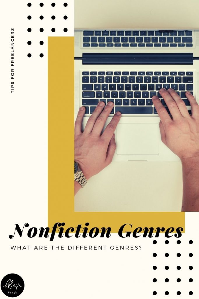 There are many non-fiction genres but people don't give it too much thought at first. I guess it's because the genre breakdowns aren't as exciting as fiction. Even still, I think they're pretty cool!